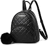 I IHAYNER Mini Backpack Purse Quilted Fashion Vegan Leather Small Shoulder Daypack for Women
