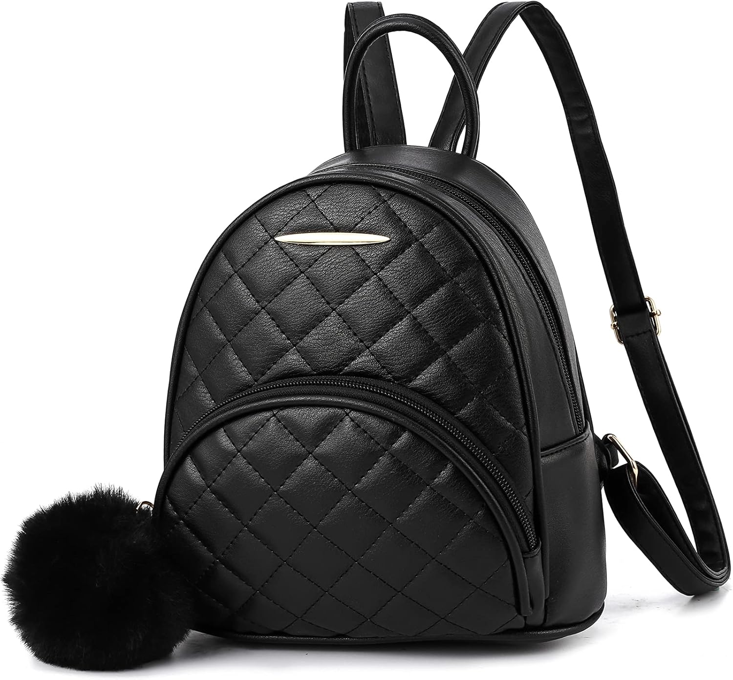 I IHAYNER Mini Backpack Purse Quilted Fashion Vegan Leather Small Shoulder Daypack for Women