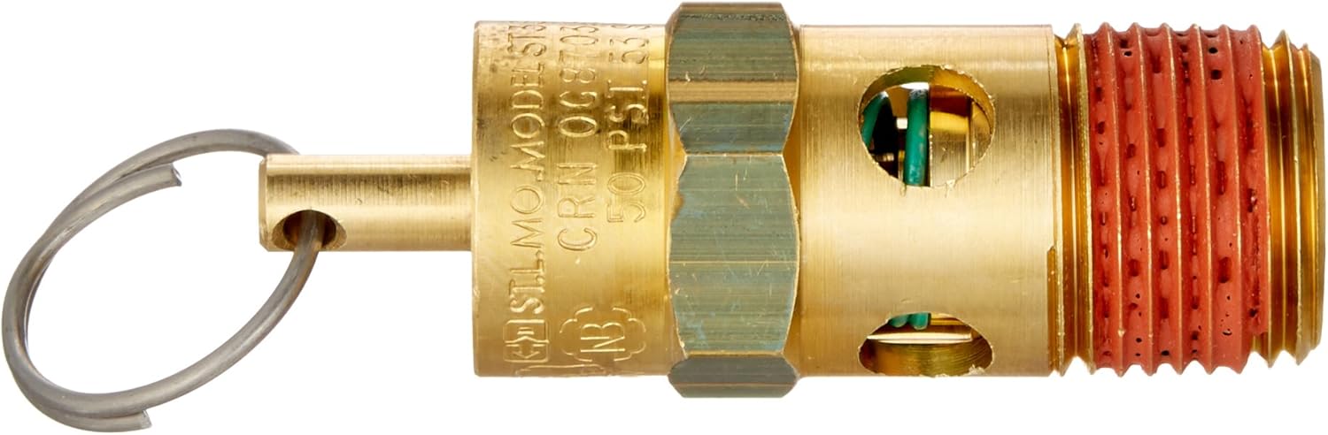 Black Friday - 60% OFF Control Devices ST2533-1A050 ST Series Brass Soft Seat ASME Safety Valve, 50 psi Set Pressure, 3/8 Male NPT Holiday Deals 🛒 Control Devices ST2533-1A050 ST Series Brass Soft Seat ASME Safety Valve, 50 psi Set Pressure, 3/8 Male NPT