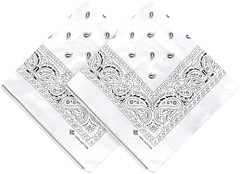 ZENO 100% Cotton & Natural Fibers Bandana Scarf Unisex for Men & Women - Soft, Durable, Machine Washable