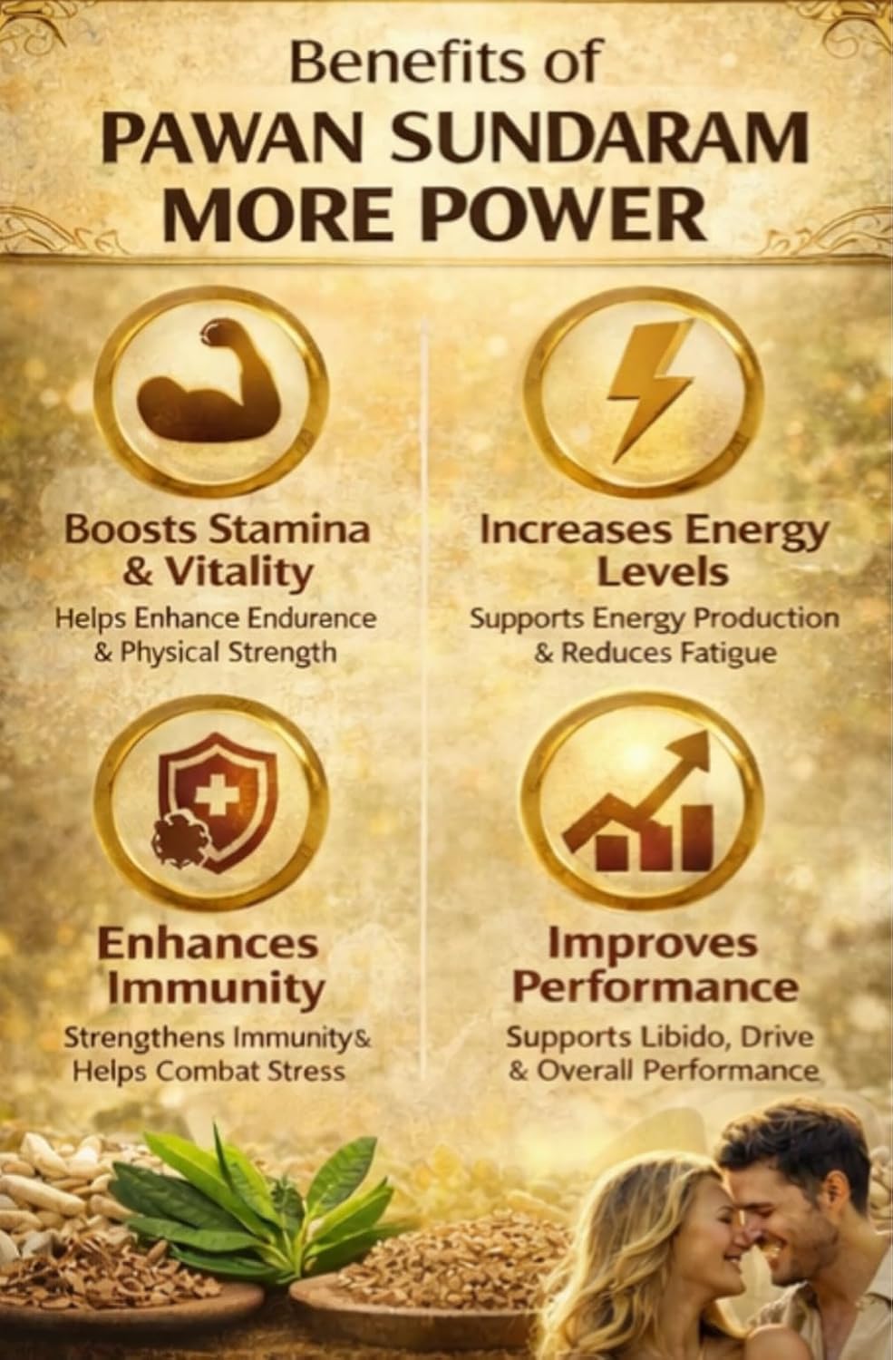 Aurvedic Himalayan Organics capsule Testosterone Booster Supplement for Men capsule - 800mg+ | With Ashwagandha, Shilajit, Kaunch Beej, Musli, Gokshura, Ginseng, Gold Bhasma & 17+ Ayurvedic Herbs | Boost Strength, Stamina, Energy & Muscle Growth | Pre & Post Workout Supplement - 30 veg capsule — Amazon image 2