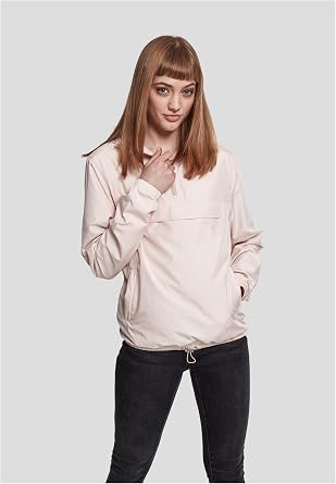 Urban Classics Ladies - Pull Over Jacket Light Pink - XS