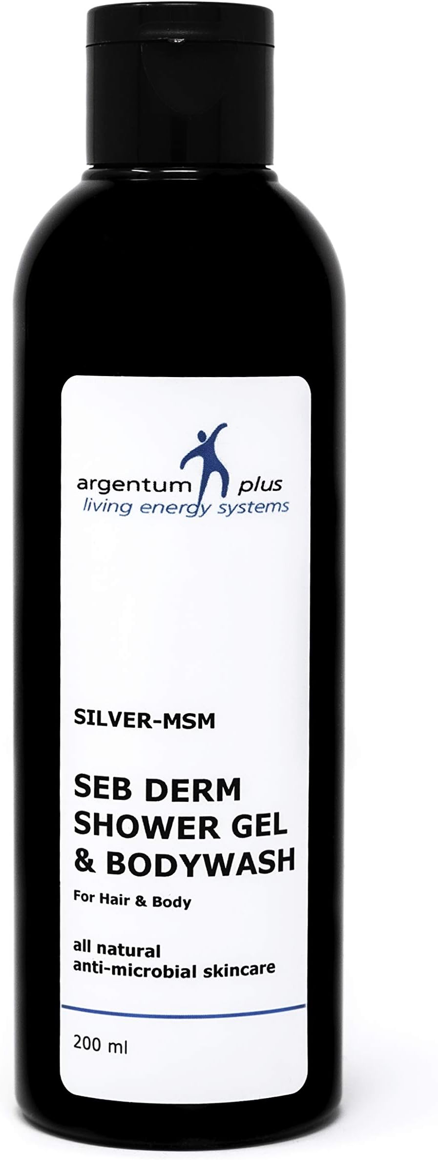 argentum plusSilver-MSM Shower Gel 2in1 for Hair and Body 200 ml