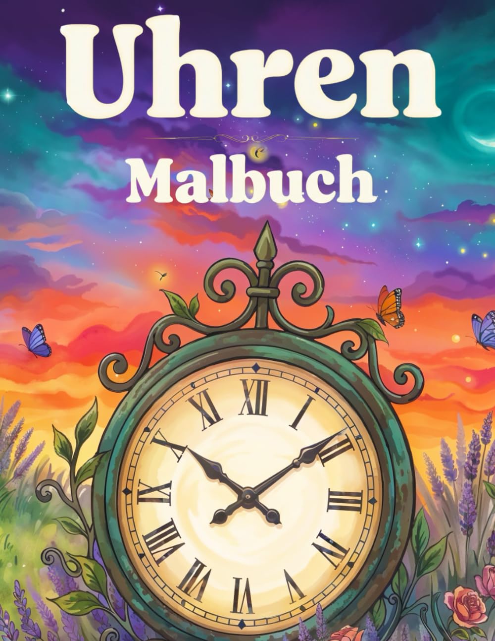 Uhren Malbuch: Vintage, antike & mechanische Uhren zum Ausmalen – detailreiche Motive für Erwachsene
