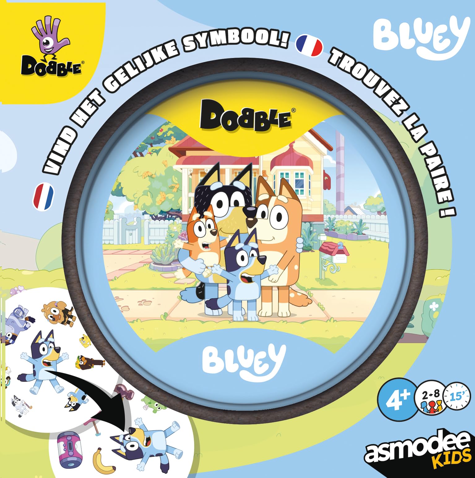 Asmodee - Dobble Bluey - Zygomatic - Serie Bluey – Ansicht 2