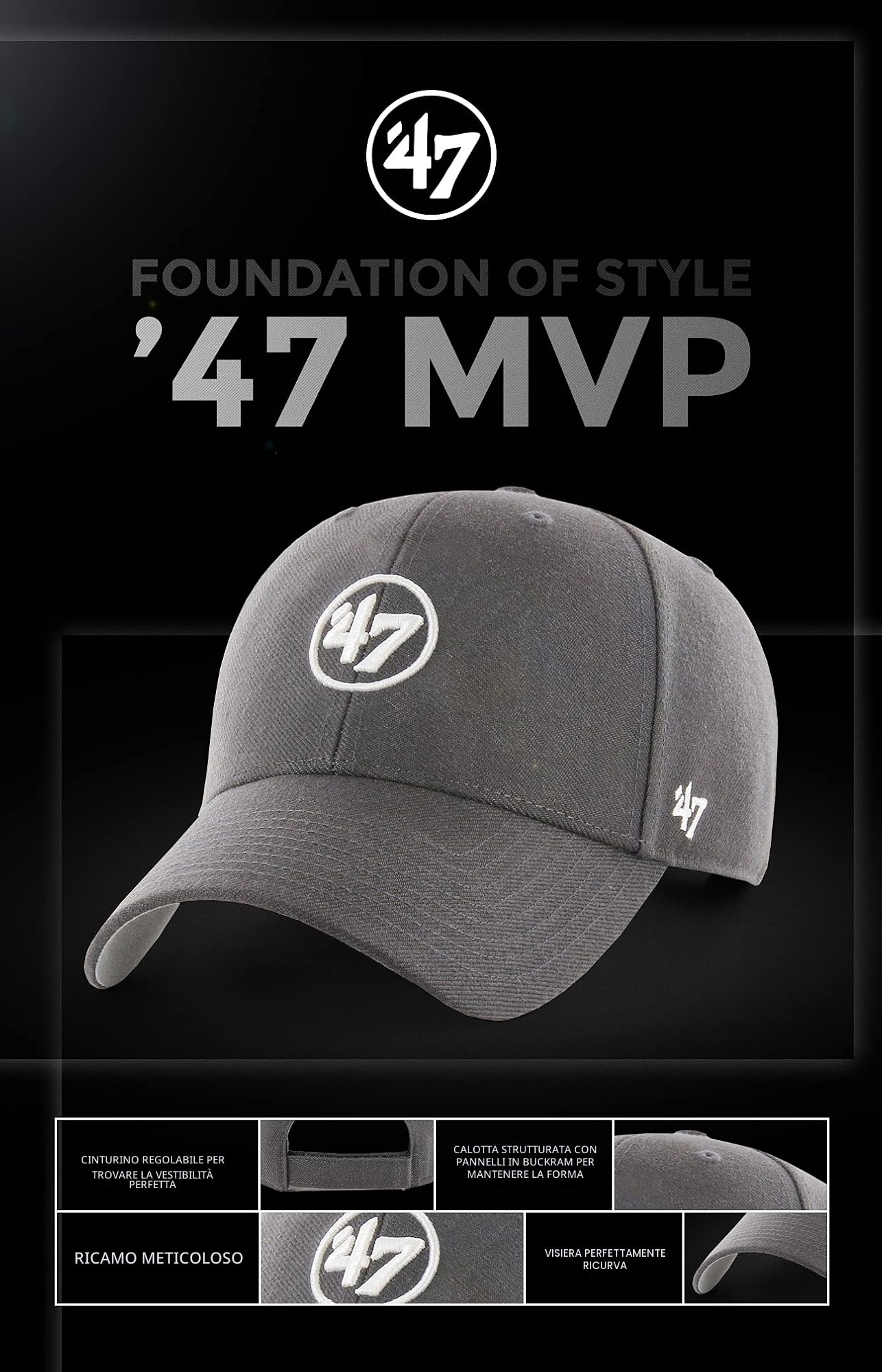'47 MLB New Yankees MVP Berretto da baseball unisex