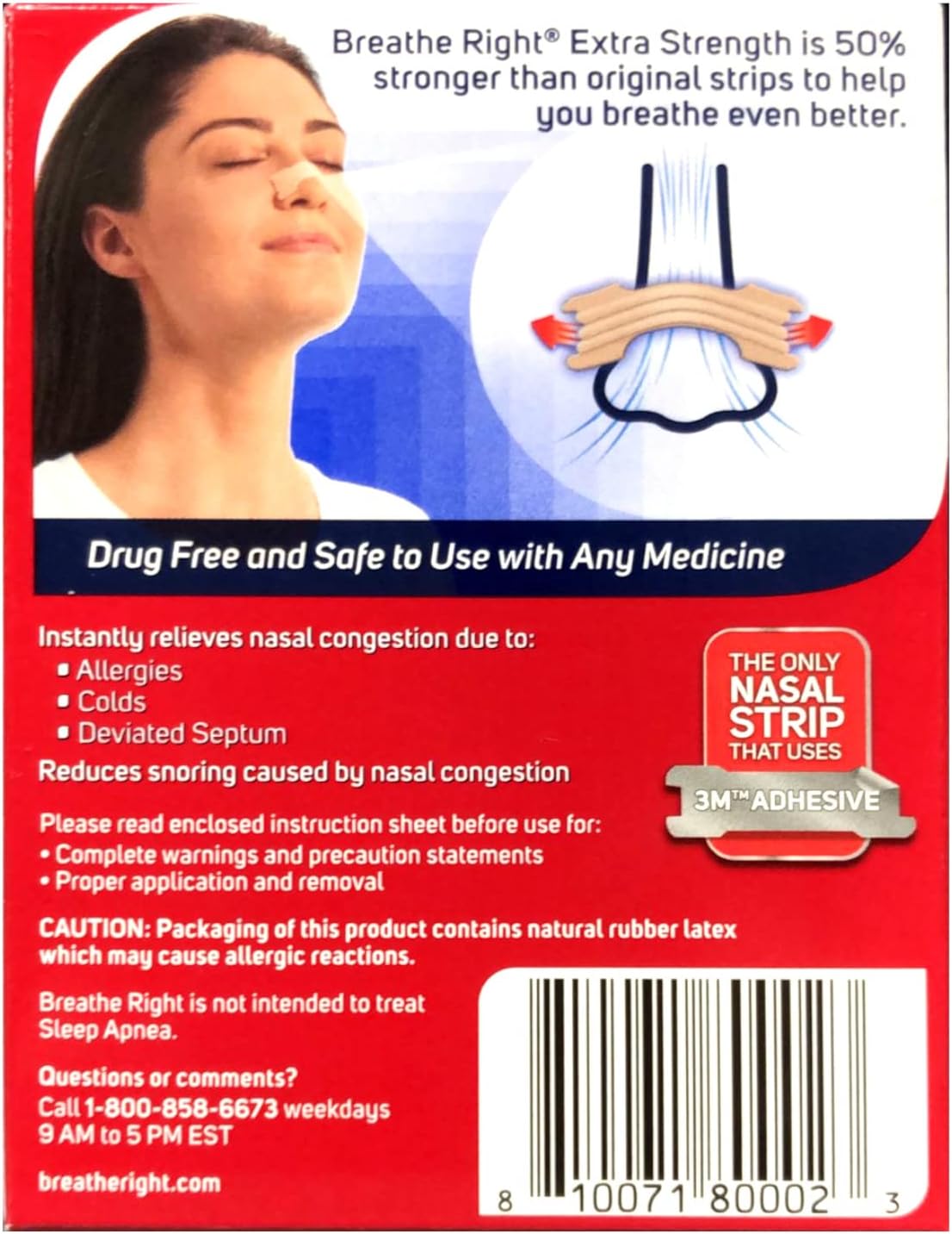 Breathe Right Nasal Strips, Extra, 26 Count, Pack of 2