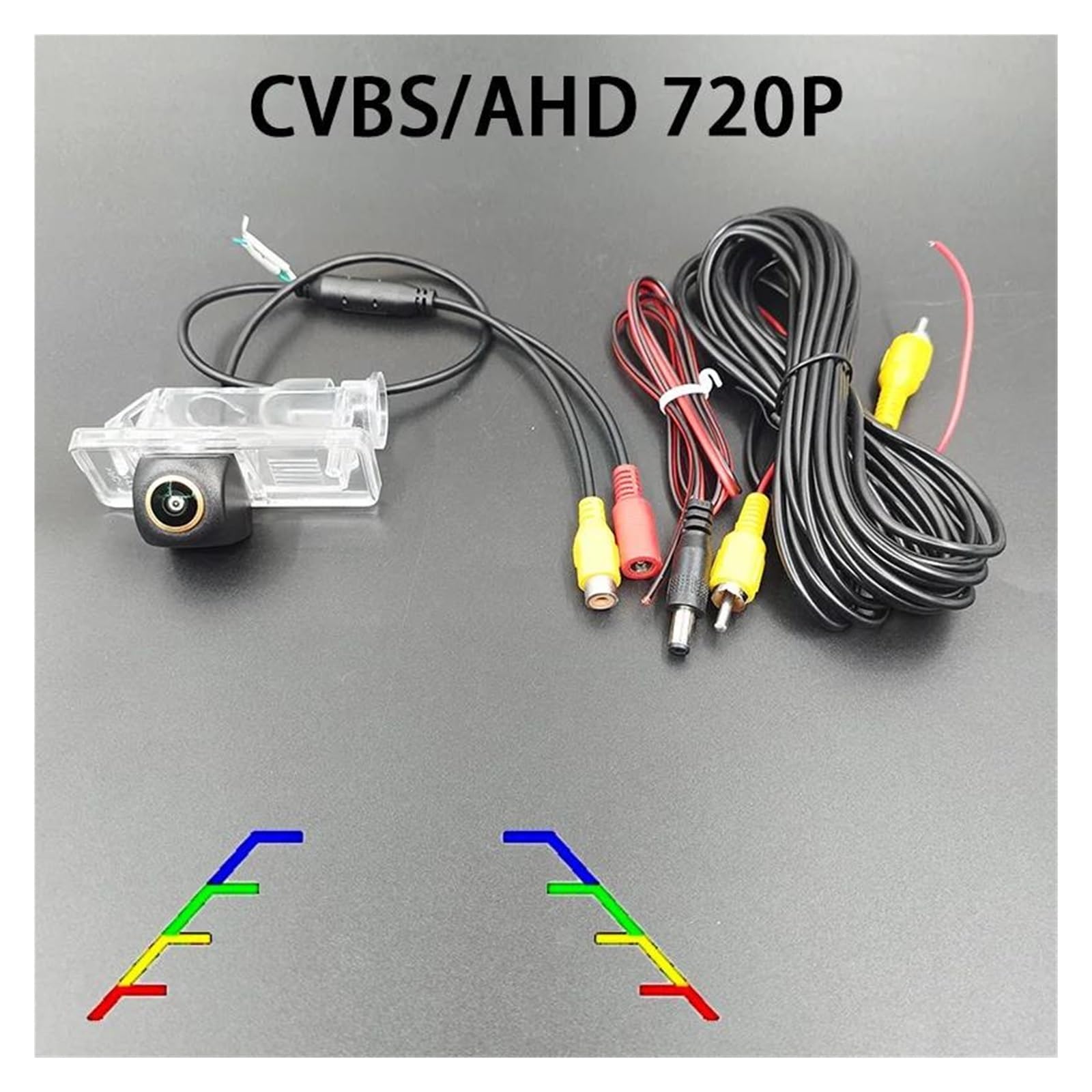 Zamiennik dla Benz klasy V W639 do Vito dla Viano na Walentynki 2004 ~ 2013 170 stopni AHD 1080P samochodowa kamera cofania trajektorii pojazdu Linijka samochodowa kamera samochodowa wsteczna (8103