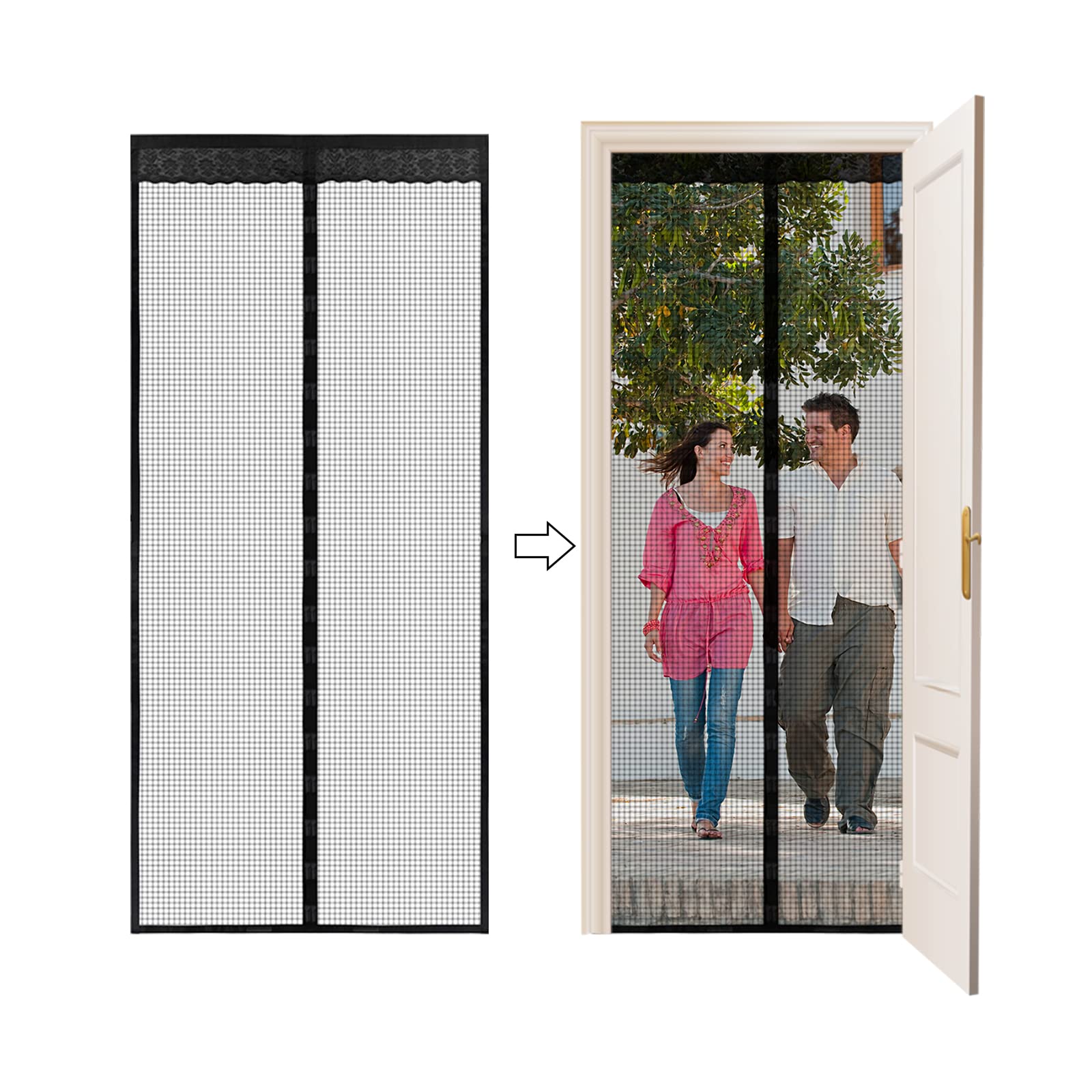 Buy Fly Screens for Doors JANORS Fly Screen Door,