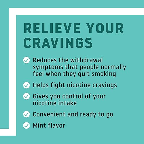 Miniatura 4 de Habitrol Pastillas de nicotina - 4 mg, sabor a menta, 135 unidades - Pastilla de nicotina para reducir los antojos y ayudar a dejar de fumar