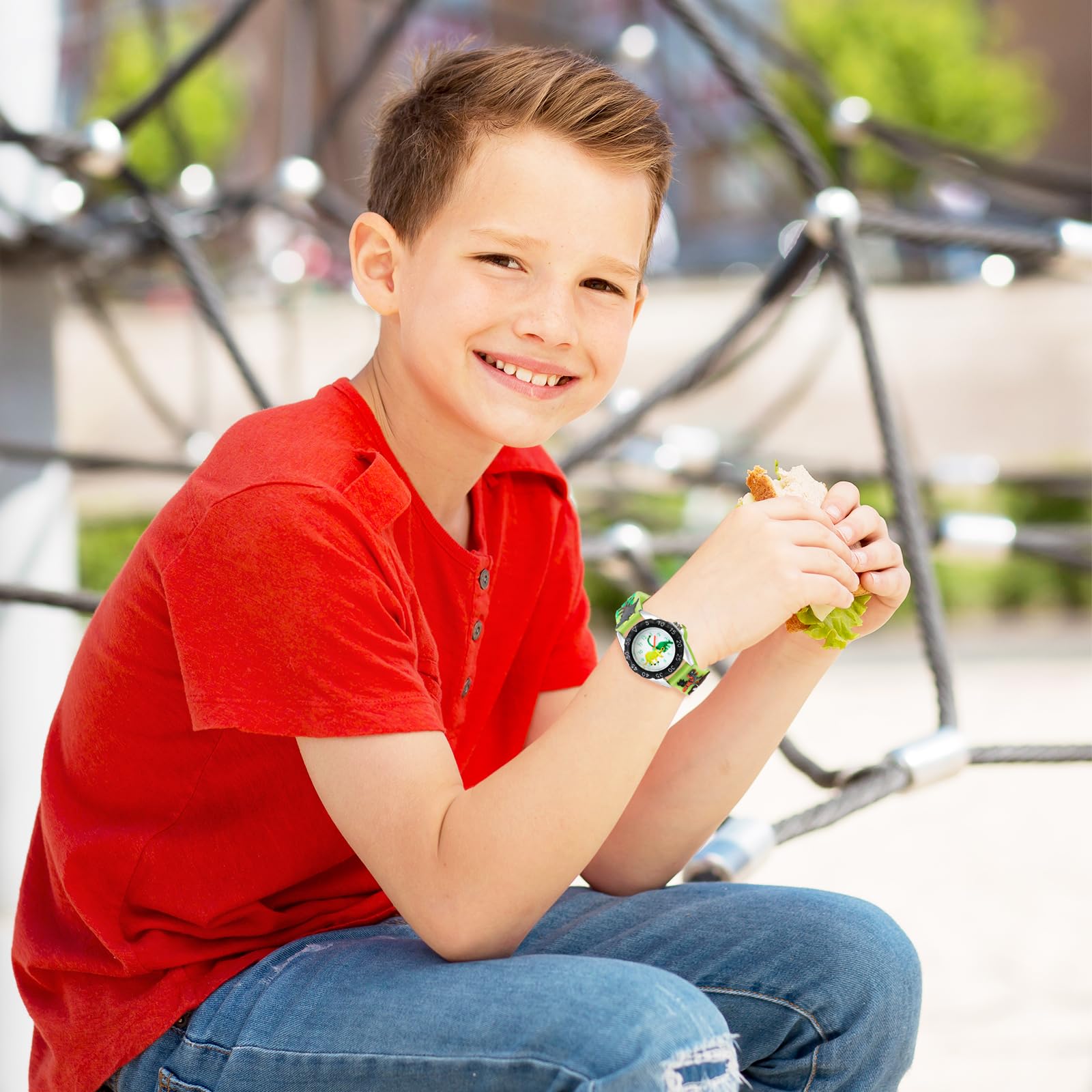 Cartoon Watch for Boys Reloj para Niños, Reloj de Pulsera Multifunción,Relojes para Niñas Niños de 3 a 12 años,Regalo para Hijos y Sobrinos