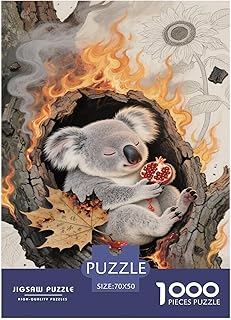 Comprar Puzle Koala De 1000 Piezas para Adultos, Puzzle Árboles otoñales Adultos, Juego Didáctico Productos Lúdicos Creativos 70x50cm/1000pcs