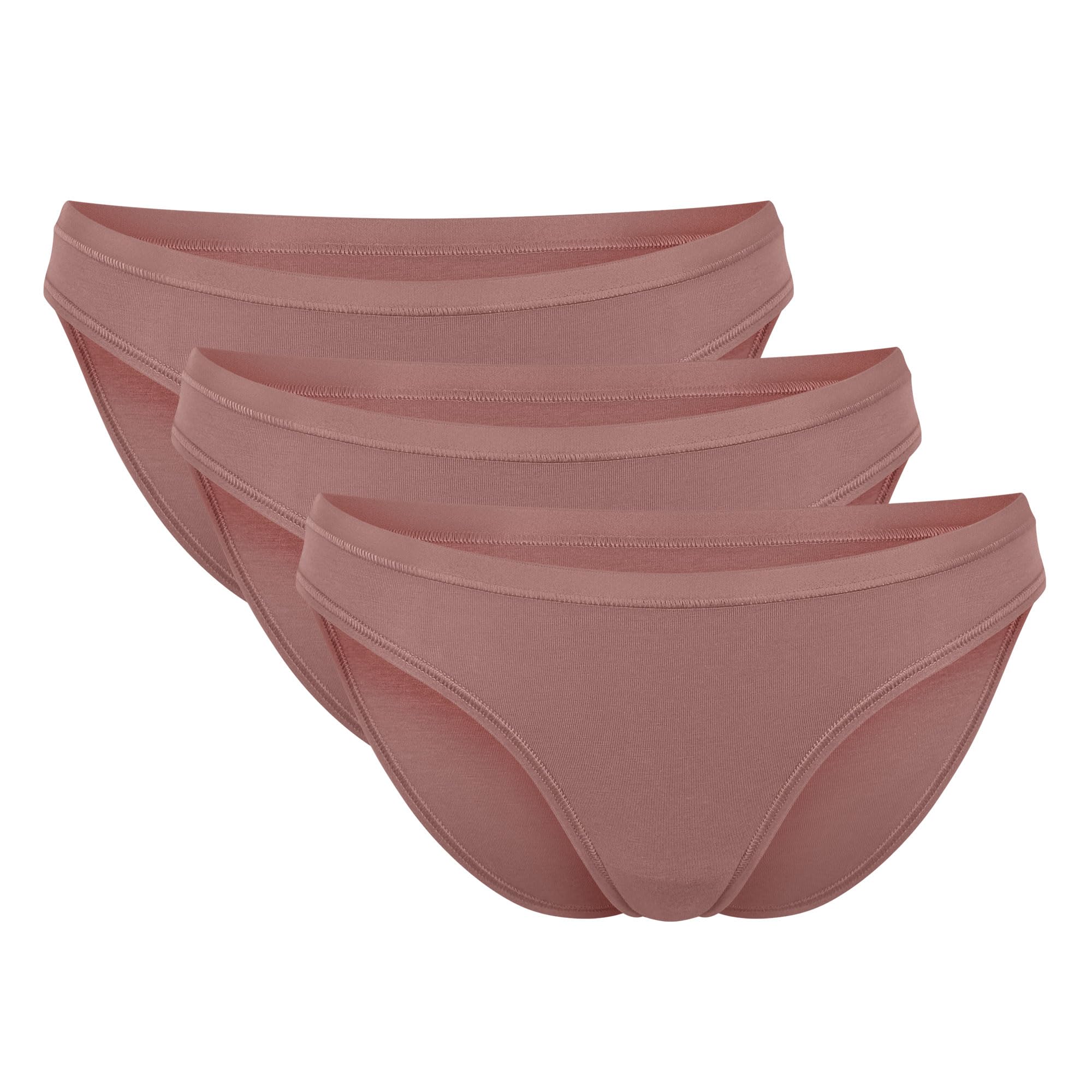 Sloggi - GO Daily Cotton Damen Mini Slip – 3er Pack, Hoher Baumwollanteil, Taillenband mit Glanzeffekt, Modern Geschnitten