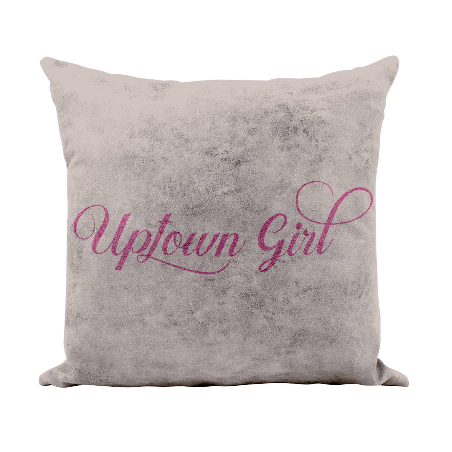 Coussin similicuir camel 40x40 cm Uptown Girl Glitter