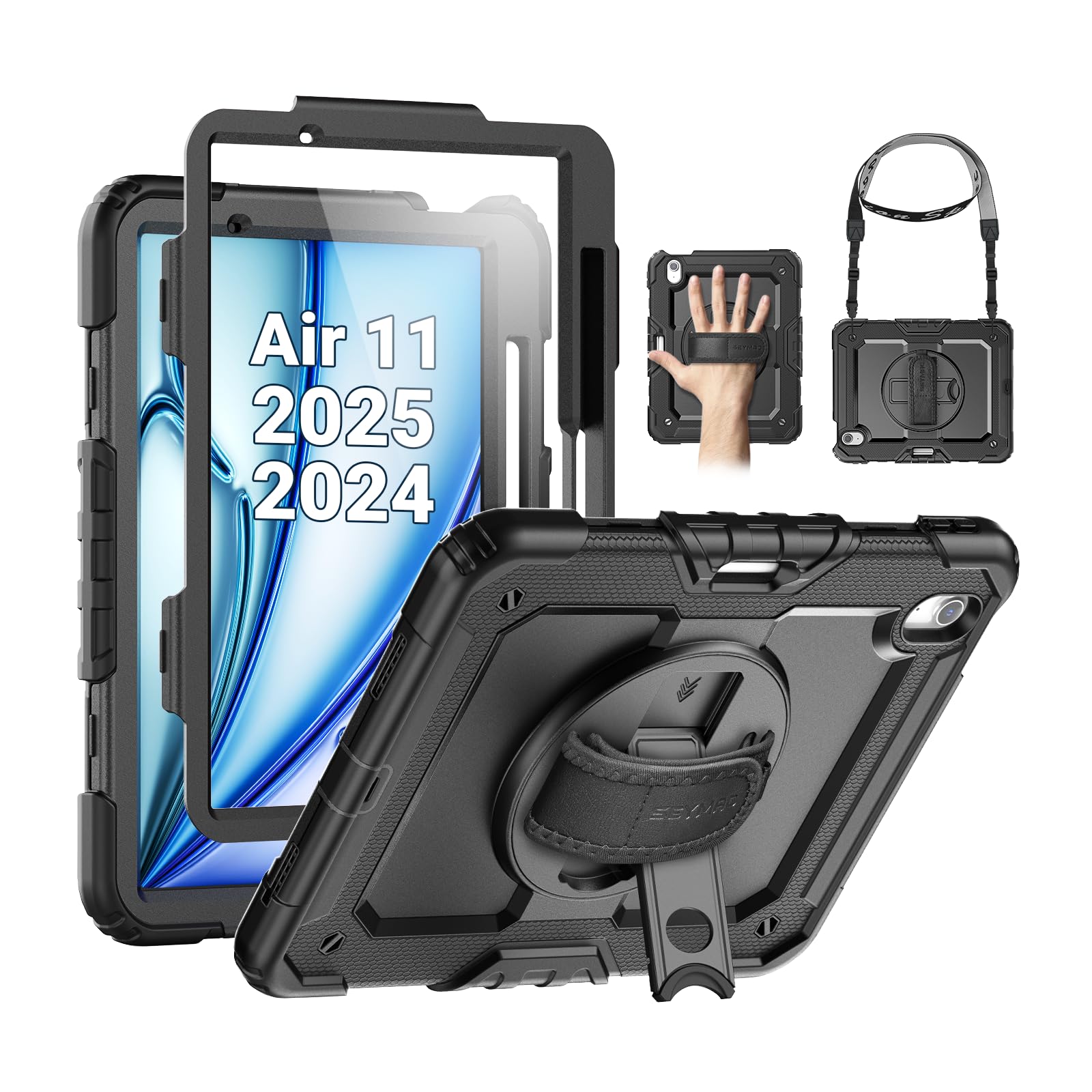 Amazon.com: SEYMAC Case for iPad Air 11 Inch M3 2025/M2 2024 (Air