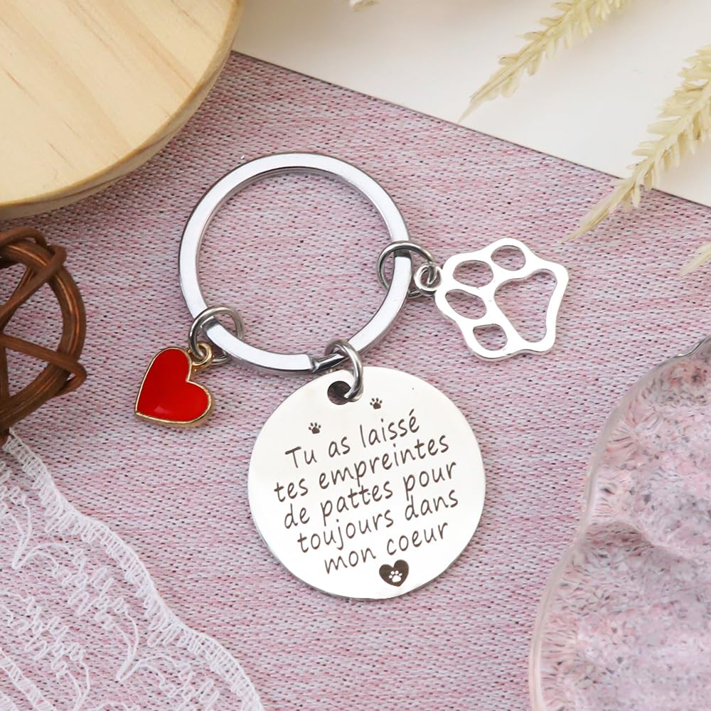 Krmoau Souvenir De Poils D'Animal,Porte-Clés En Forme De