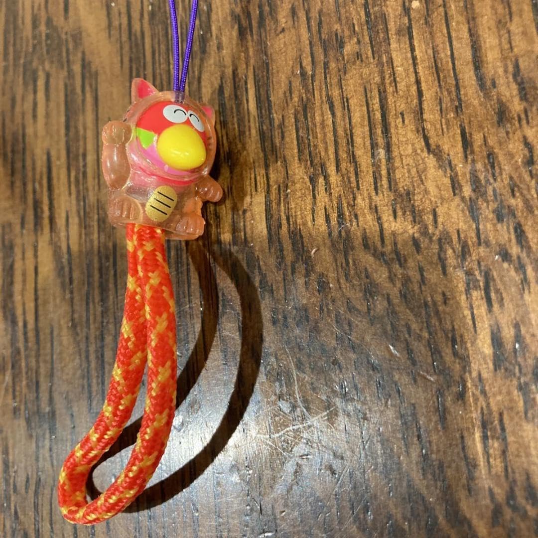 Amazon.co.jp: 開運 招福 招き猫 森永 キョロちゃん ストラップ チョコ