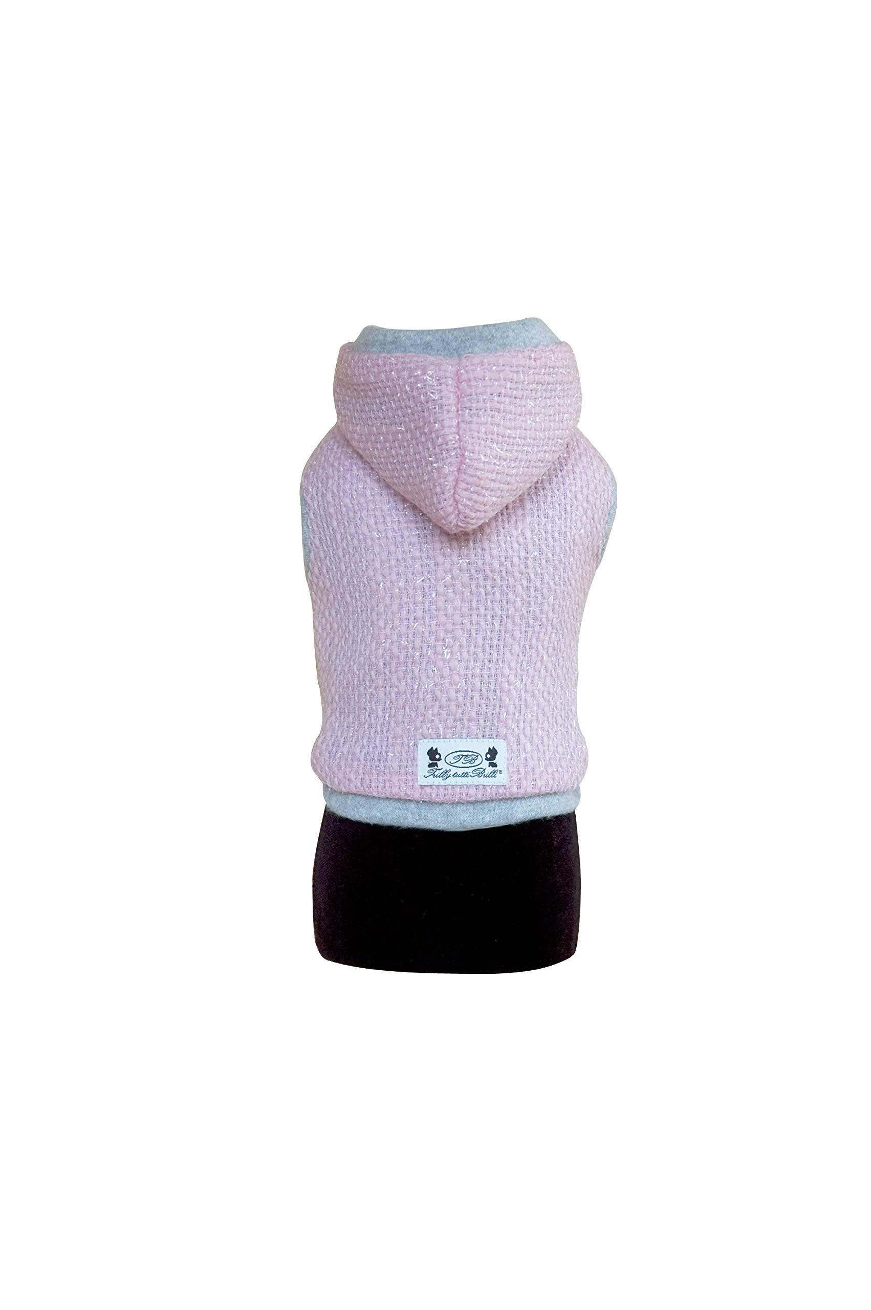 Veste en laine et sweat-shirt rose S Lidia pour femme