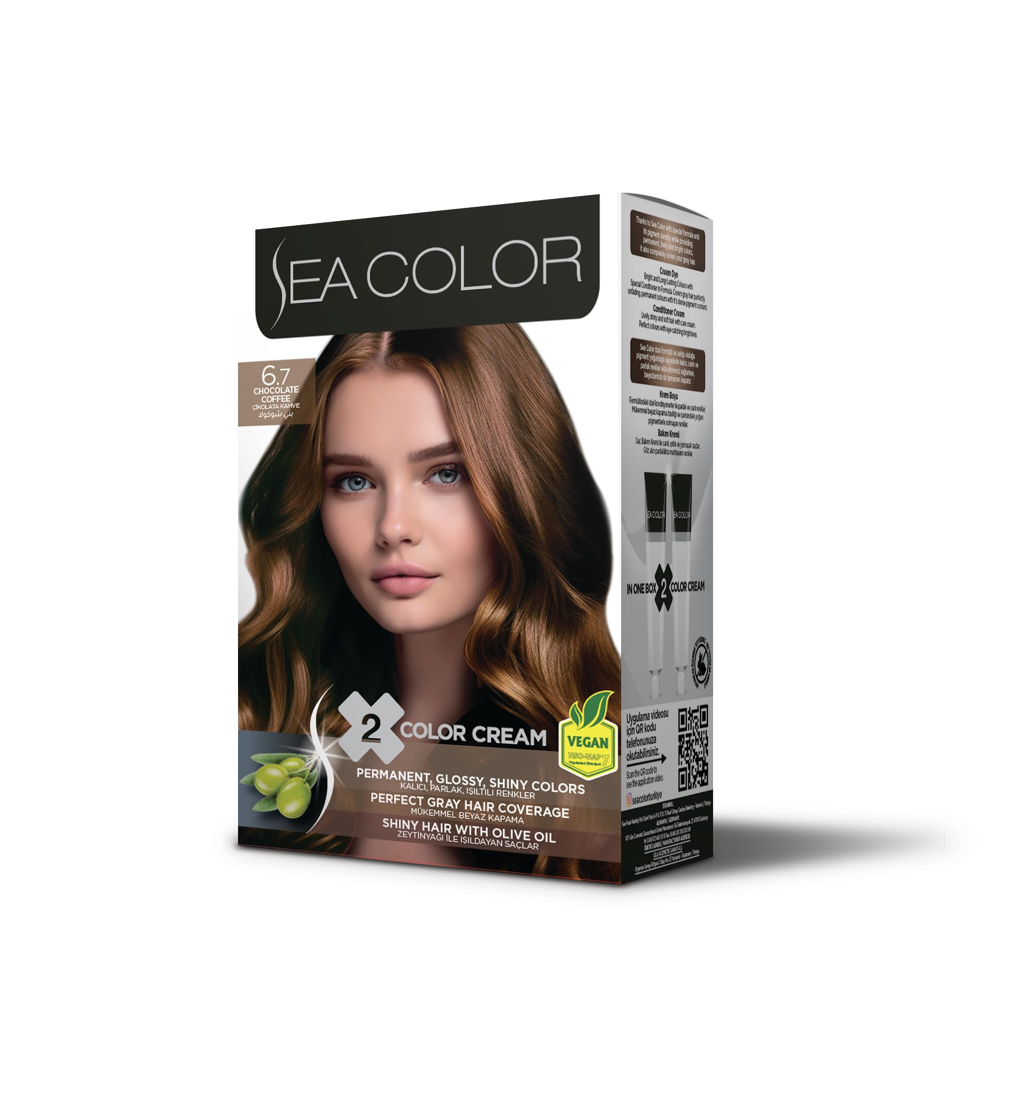SEA COLOR 6.7 Çikolata Kahve Set Boya