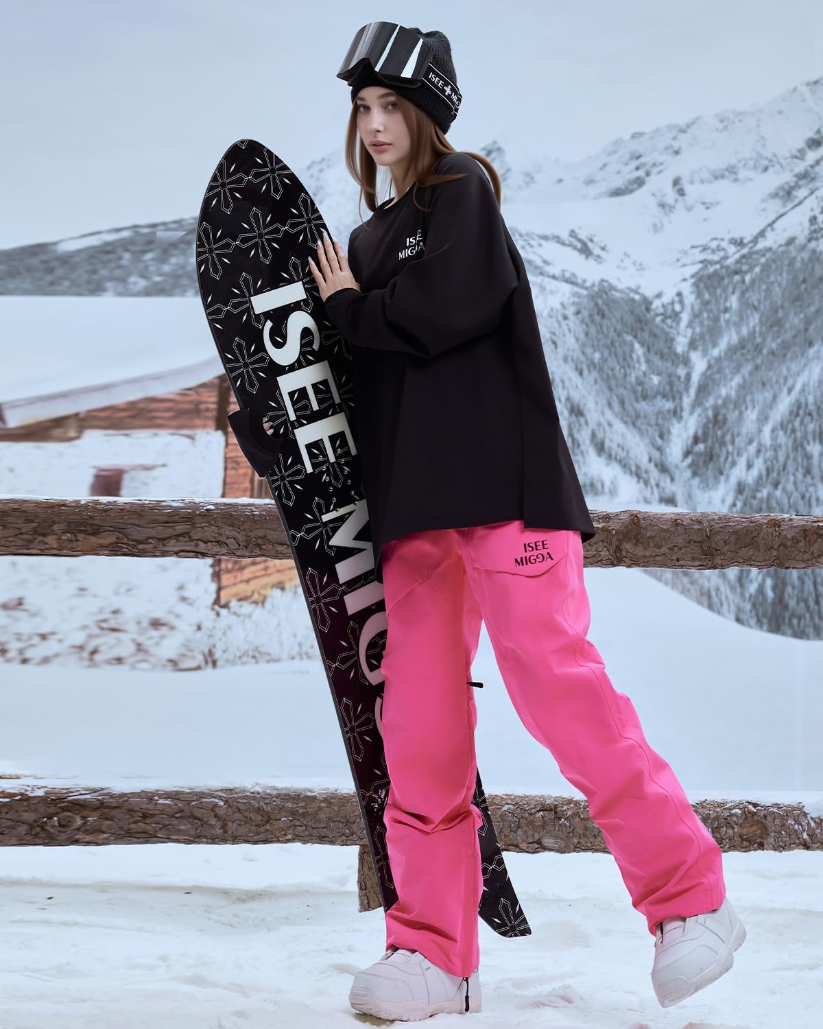 Womens Ski Pants Waterproof Windproof Snowboarding Pants Winter Sports Hiking for Winter Outdoor Snow Clothes