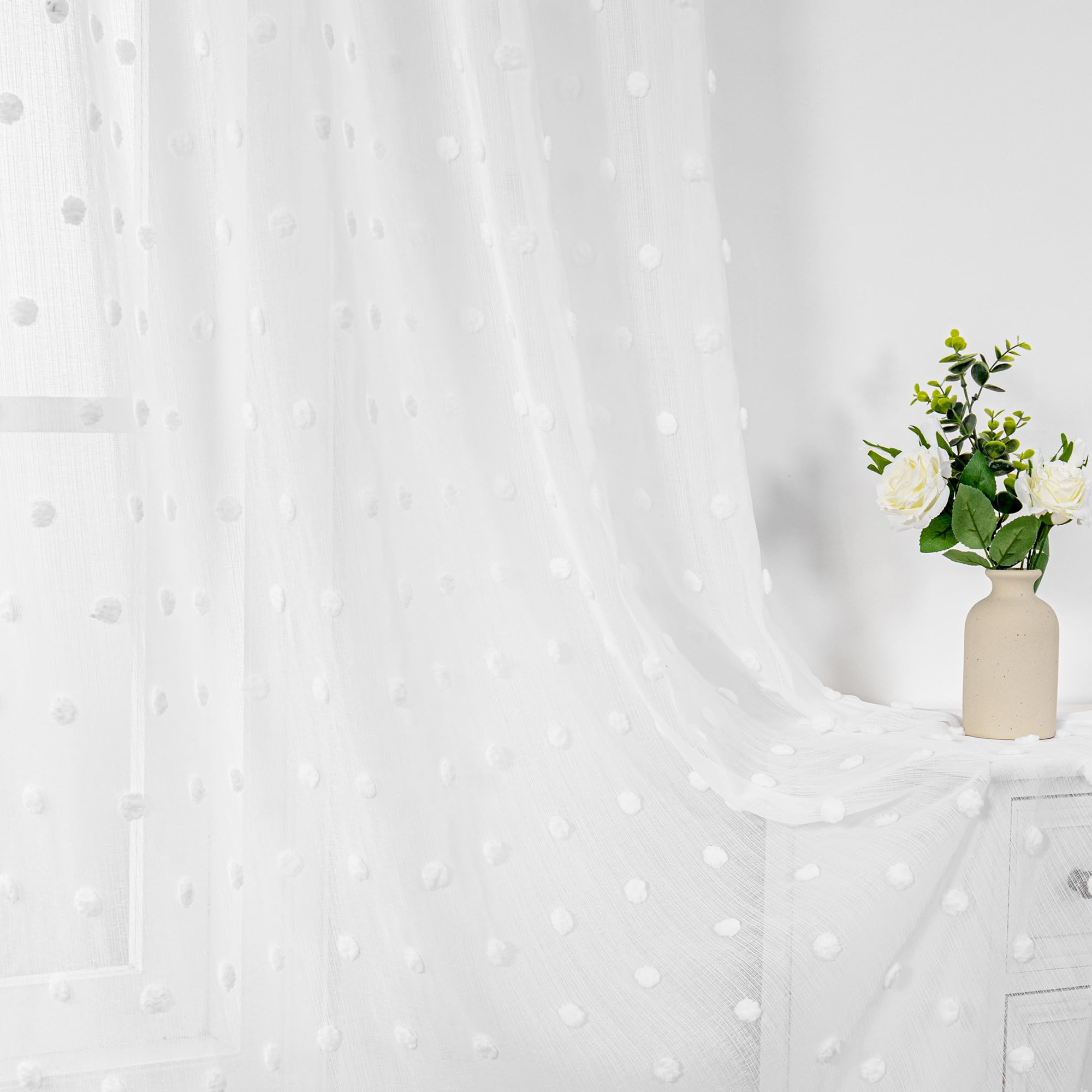 MYSKY HOME Gordijnen met oogjes, kort woonkamergordijn, transparante decoratie voor woonkamer, kinderkamer, mooi gordijn, set van 2, modern gordijn met oogjes voor slaapkamer, H 160 x B 140 cm, roze MYSKY HOME Gordijnen met oogjes, kort woonkamergordijn, transparante decoratie voor woonkamer, kinderkamer, mooi gordijn, set van 2, modern gordijn met oogjes voor slaapkamer, H 160 x B 140 cm, roze