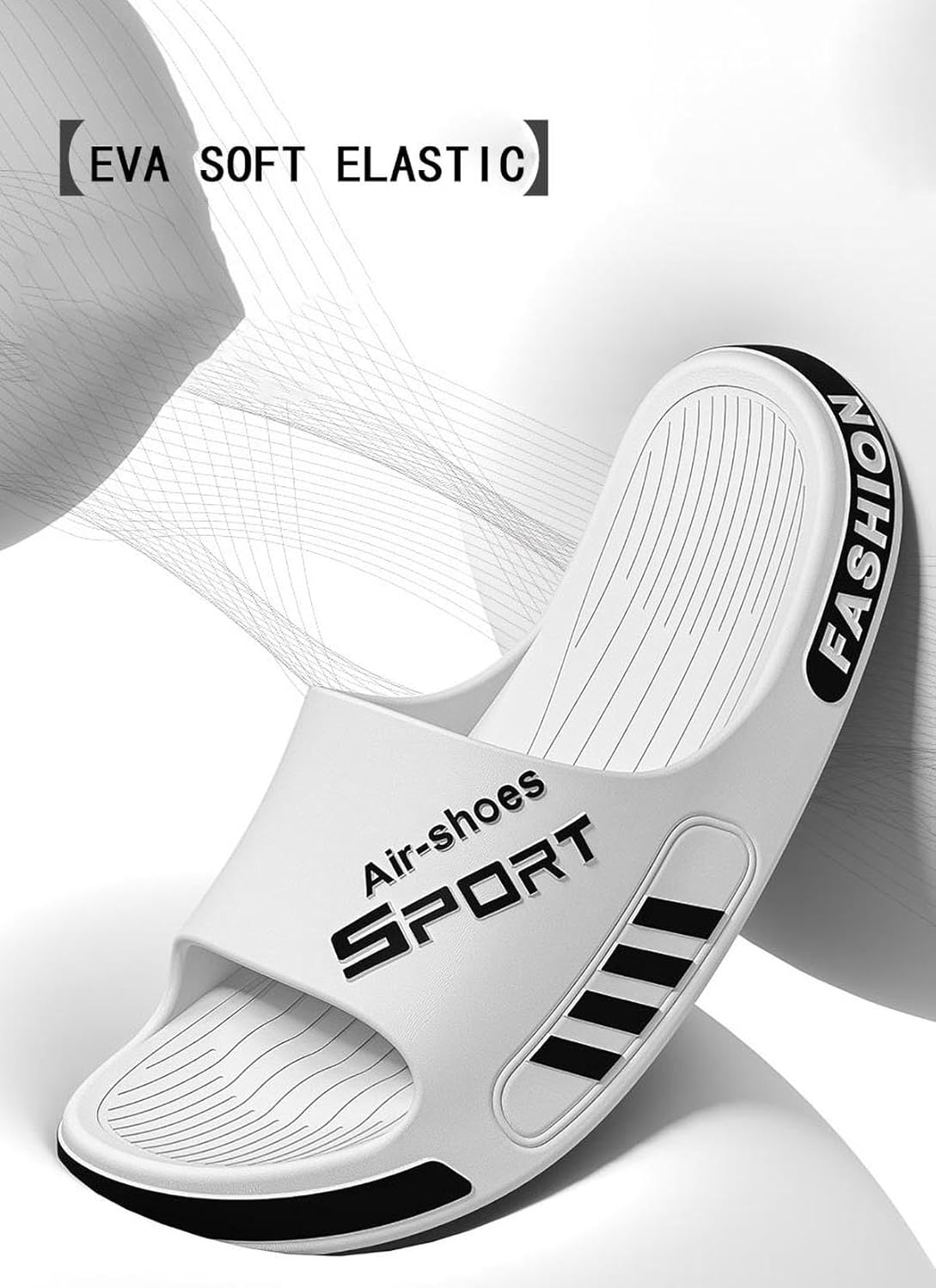 Beach Pool Slides Sandals for Men,Bathroom Shower Shoes,Couple Slides Slippers Outdoor Indoor,Home House Slide Sandals 11-11.5 Brown image 3 of 5 B0DL8M9PF3