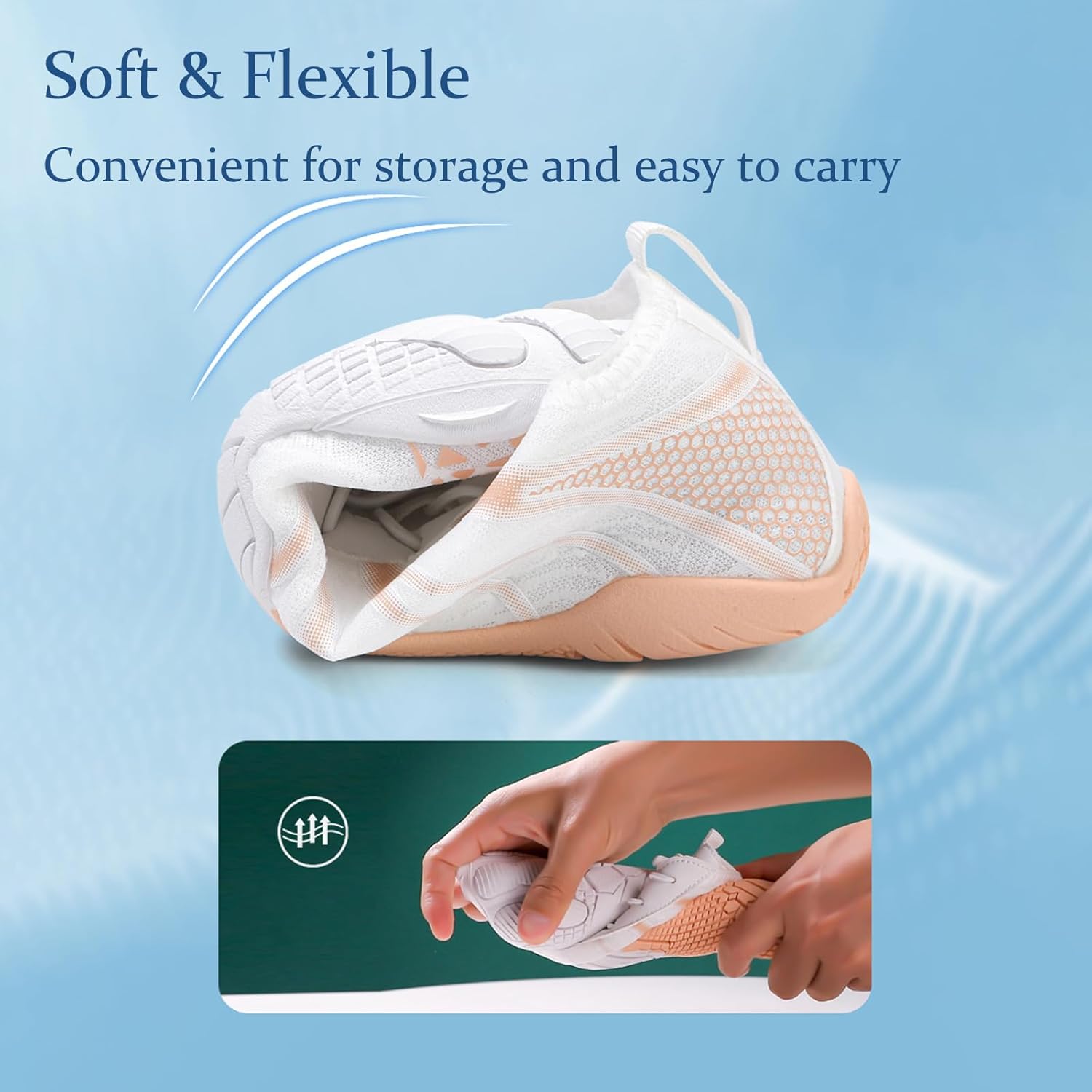 Women's Men's Hike Barefoot Shoes Wide Toe Box Water Shoes Quick Dry Swim Shoe Breathable & Non-Slip for Pool Beach Surf Walk Water Yoga - Image 7