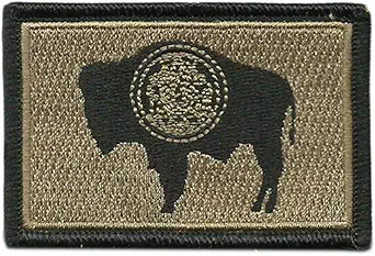 Gadsden and Culpeper Tactical State Patch - Wyoming - View Colors