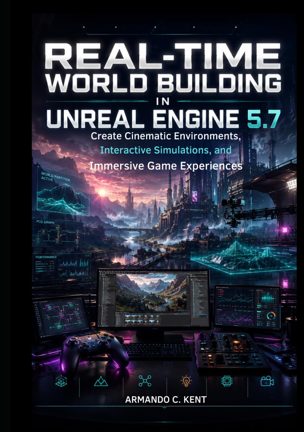 Real-Time World Building in Unreal Engine 5.7: Create Cinematic Environments, Interactive Simulations, and Immersive Game Experiences