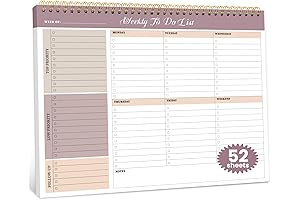 Weekly To Do List Notepad: A Desk Organization Powerhouse