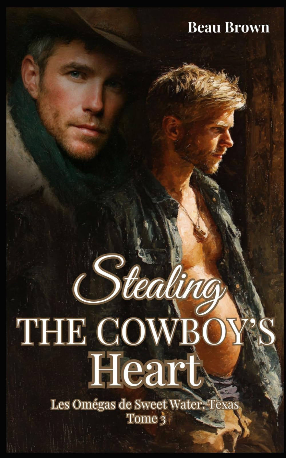 Stealing the Cowboy's Heart: Une romance mpreg (Les Omégas de Sweet Water, Texas FRENCH)
