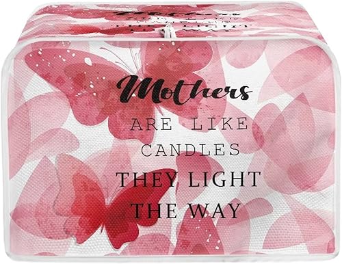 Vista 15 de Cubiertas para tostadora de mármol rosa con ranura ancha de 4 rebanadas, cubierta para máquina de pan, fundas para electrodomésticos de cocina, Rosa