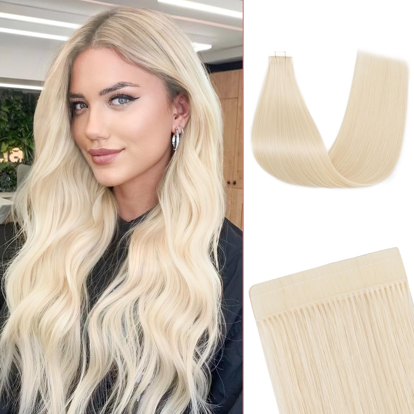 SEGOHAIR Tape in Hair Extensions Human Hair