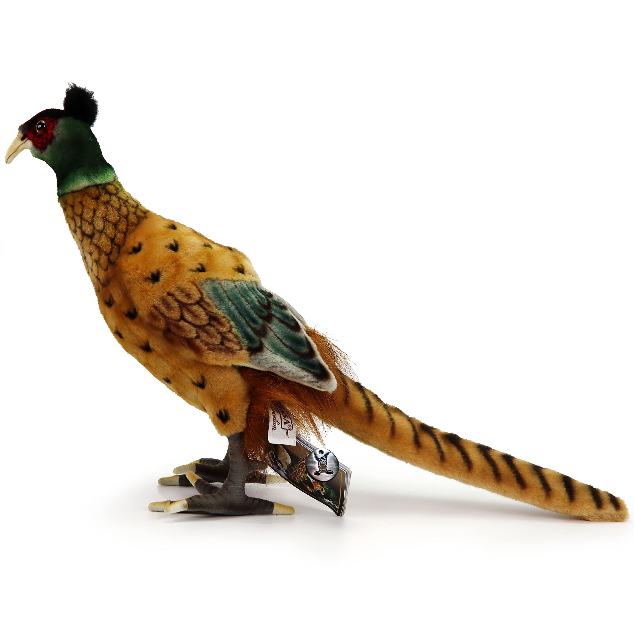 Gallo Cedrone Peluche Morbido - Uccello Da Giardino 26cm - Peluche Decorativo - Foto 12