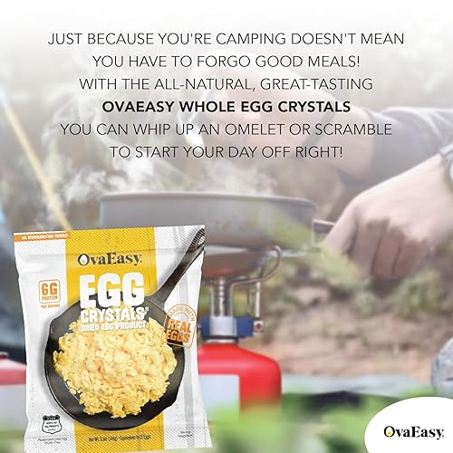 Miniatura 7 de Ova Easy - Cristales de huevo deshidratados, bolsa de 4.5 onzas, 12 unidades