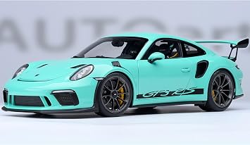 AUTOart 78181 1/18 Porsche 911 991.2 GT3 RS Mint Green Finished Product