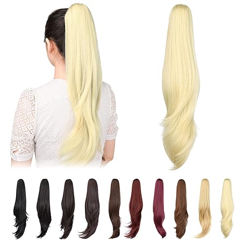 Miniatura 59 de Brown ponytail extension,16" claw clip hair extensions ponytail short curly hair ponytail Extension Natural Looking Synthetic Hairpiece for Women