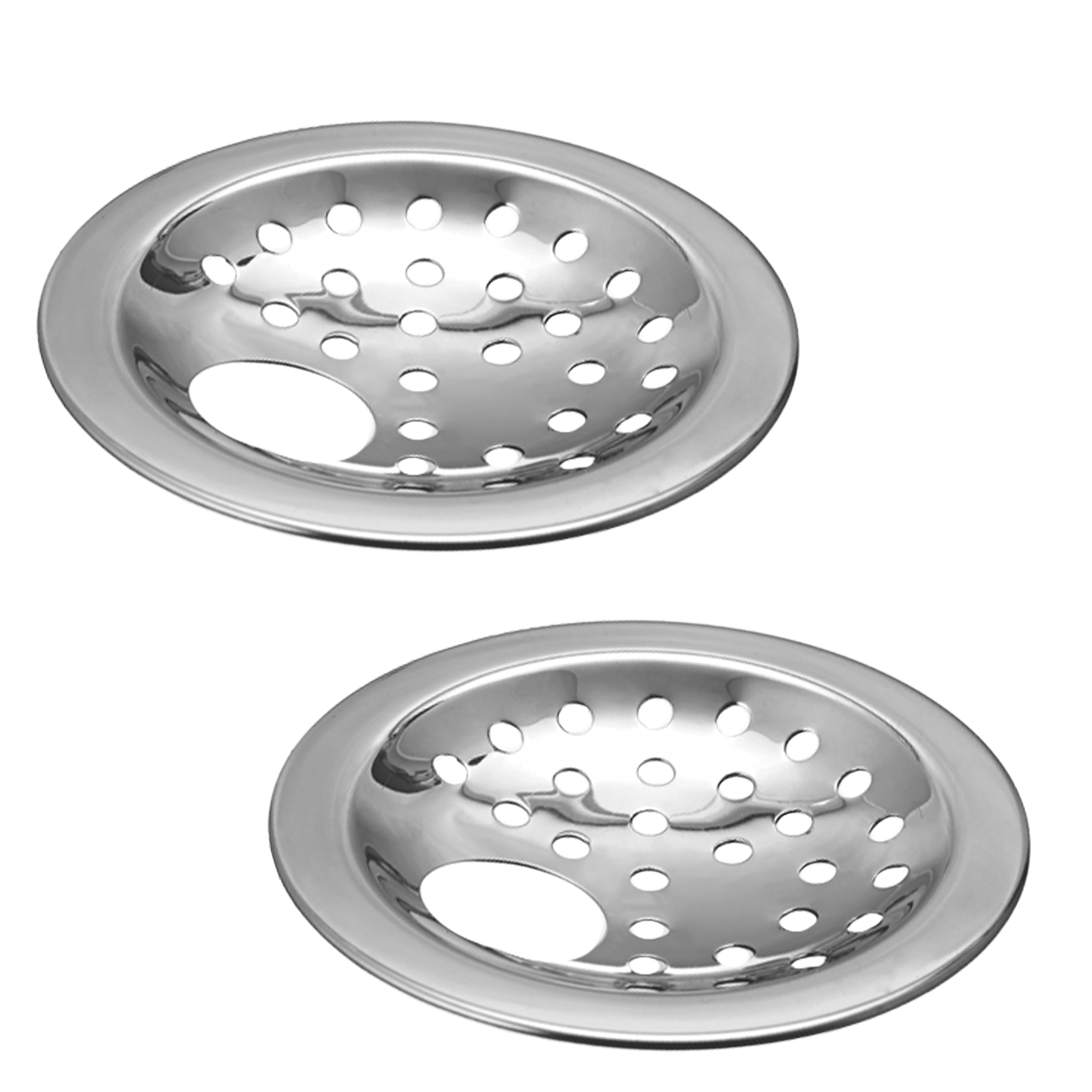 RESPITE Stainless Steel Hole Drain Cover/Jali for Bathroom and Kitchen Floor Water Drain Grating - 4 Inch Hole Jali (Pack of 2) (B0CF2SYFLR) Amazon Price History, Amazon Price Tracker