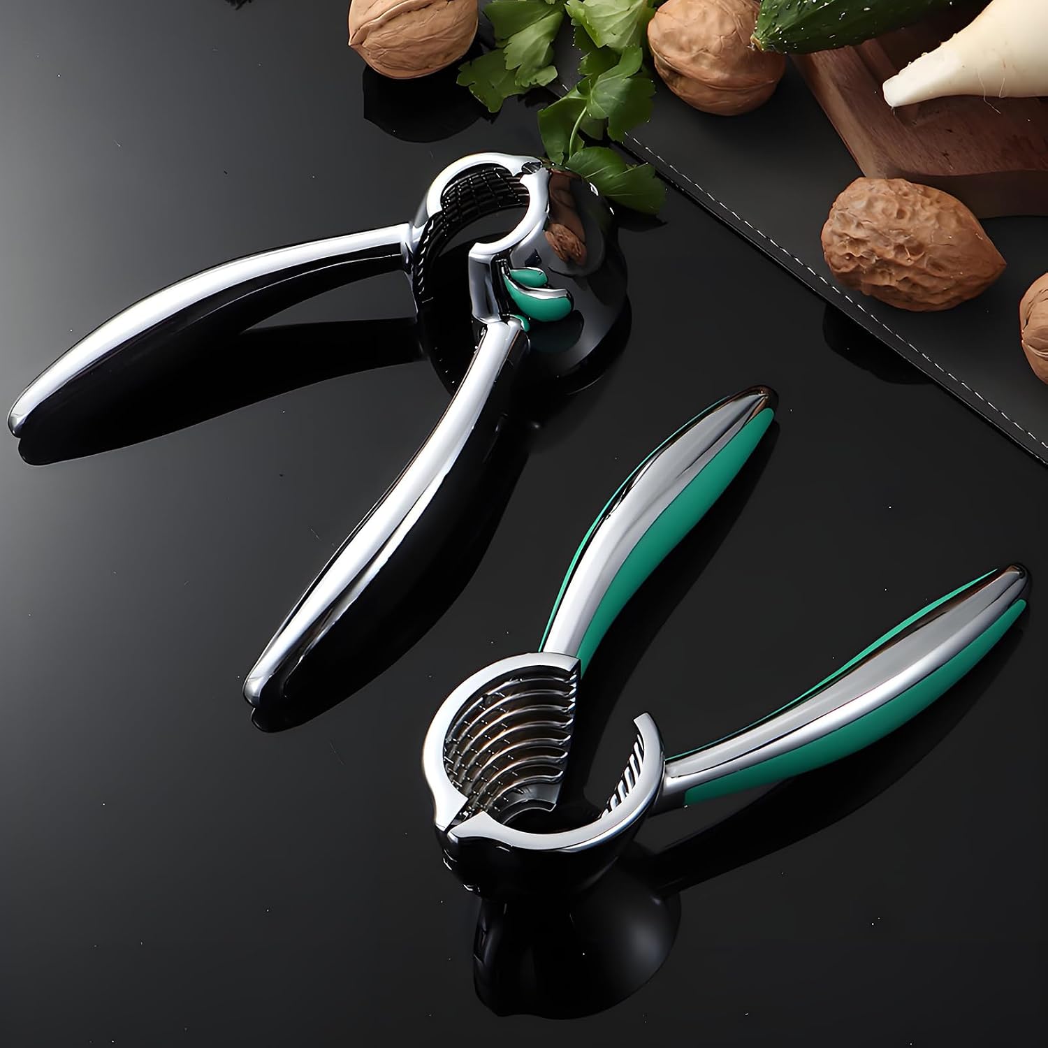 Nut Crackers for All Nuts Premium Heavy Duty Walnut Cracker with Non-Slip Handle Nut Crackers Tools Funnel Pliers Nutcracker Pecan Walnut Plier Clip Tool image 5