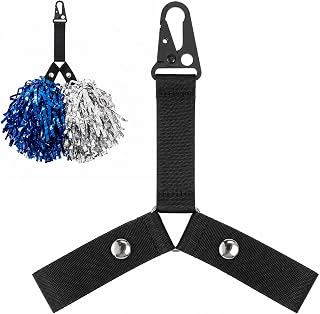 Pom Pom Holder Hanger with Snap Button for Backpack Keep Poms Puffy