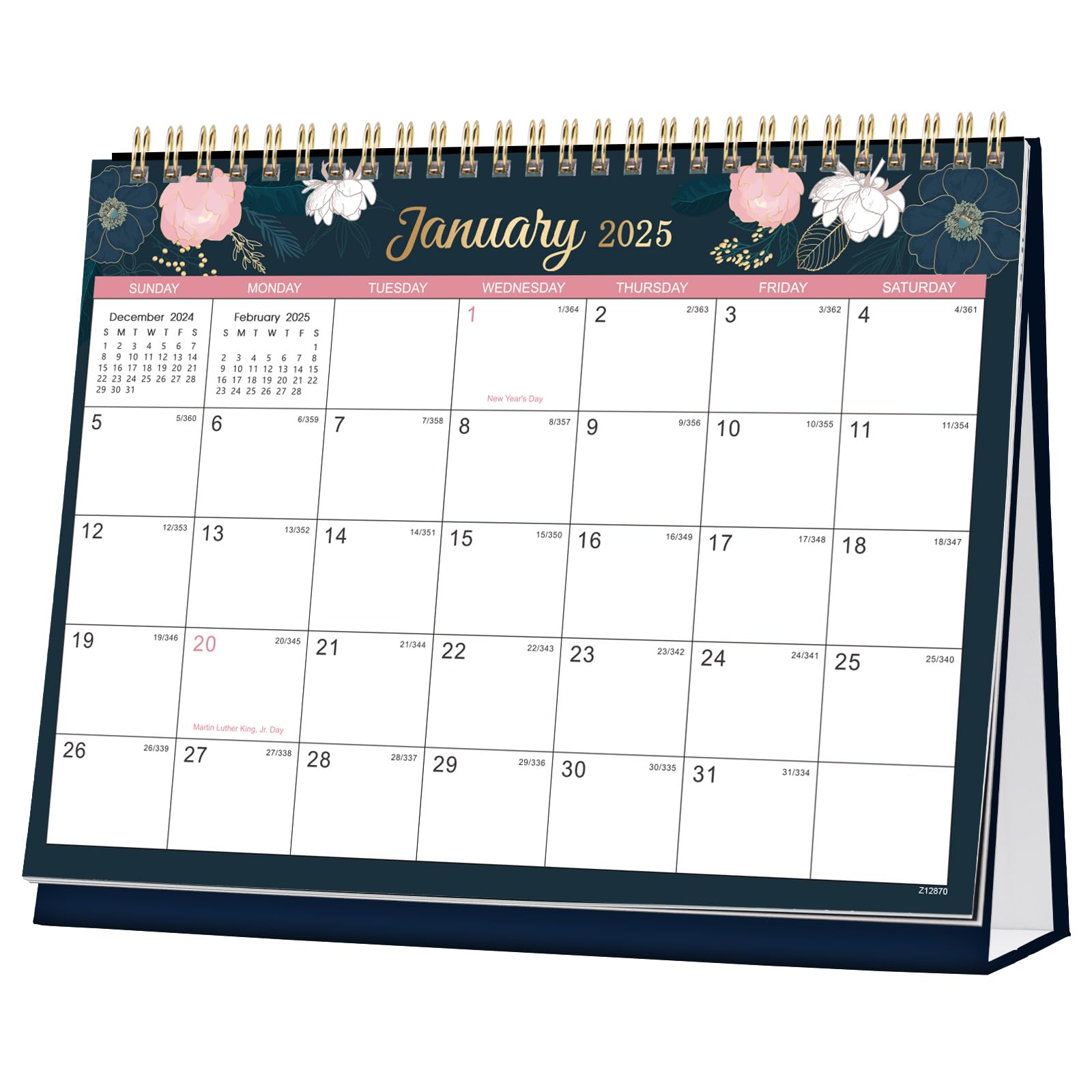 Amazon.com : 2025 Desk Calendar - Flip Desktop Calendar 2025, Jan. 2025 - Dec. 2025, 10 amazon-com-2025-desk-calendar-flip-desktop-calendar-2025-jan-2025-dec-2025-10-x-8-3-memo-pages-stand-up-desk-calendar-2025-with-strong-twin-wire-binding-blank-blocks-office-products