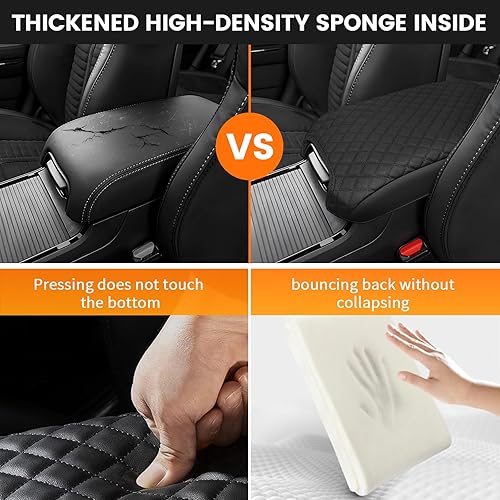 Miniatura 93 de Ajuste personalizado para funda de consola central Ford F150 2015-2020, 2017-2022 F250 F350 F450, 2018-2024 Ford Expedition Protector de funda