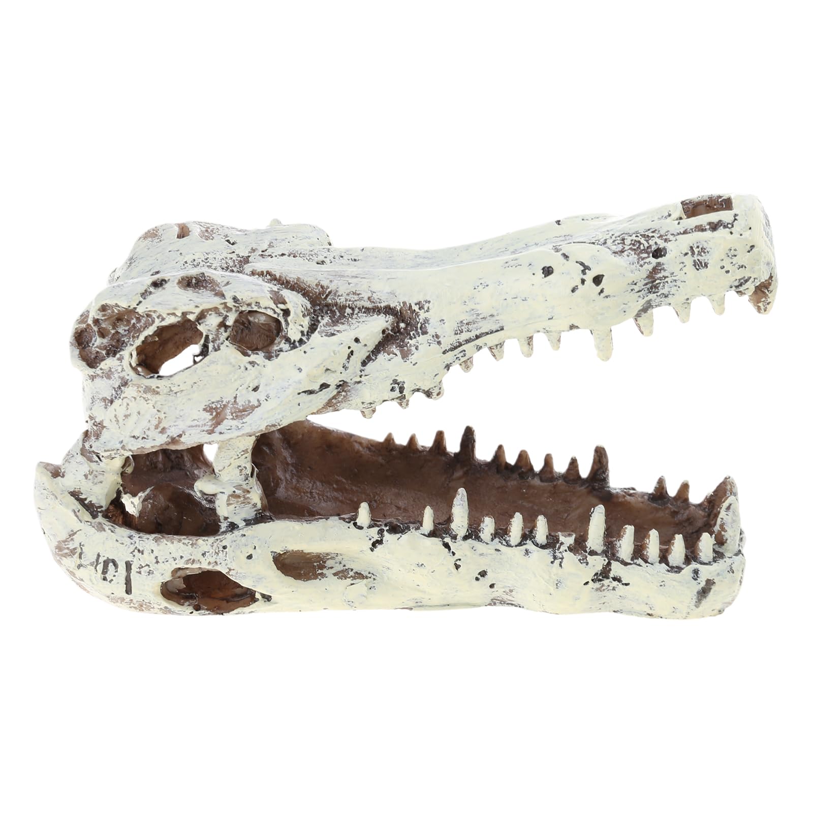 Jazuaiao Delicate Aquariums Landscape Artificial Alligators Skull Terrarium Landscape Shrimp Tree Statue Aquariums Habitat Decors Aquarium Decorations