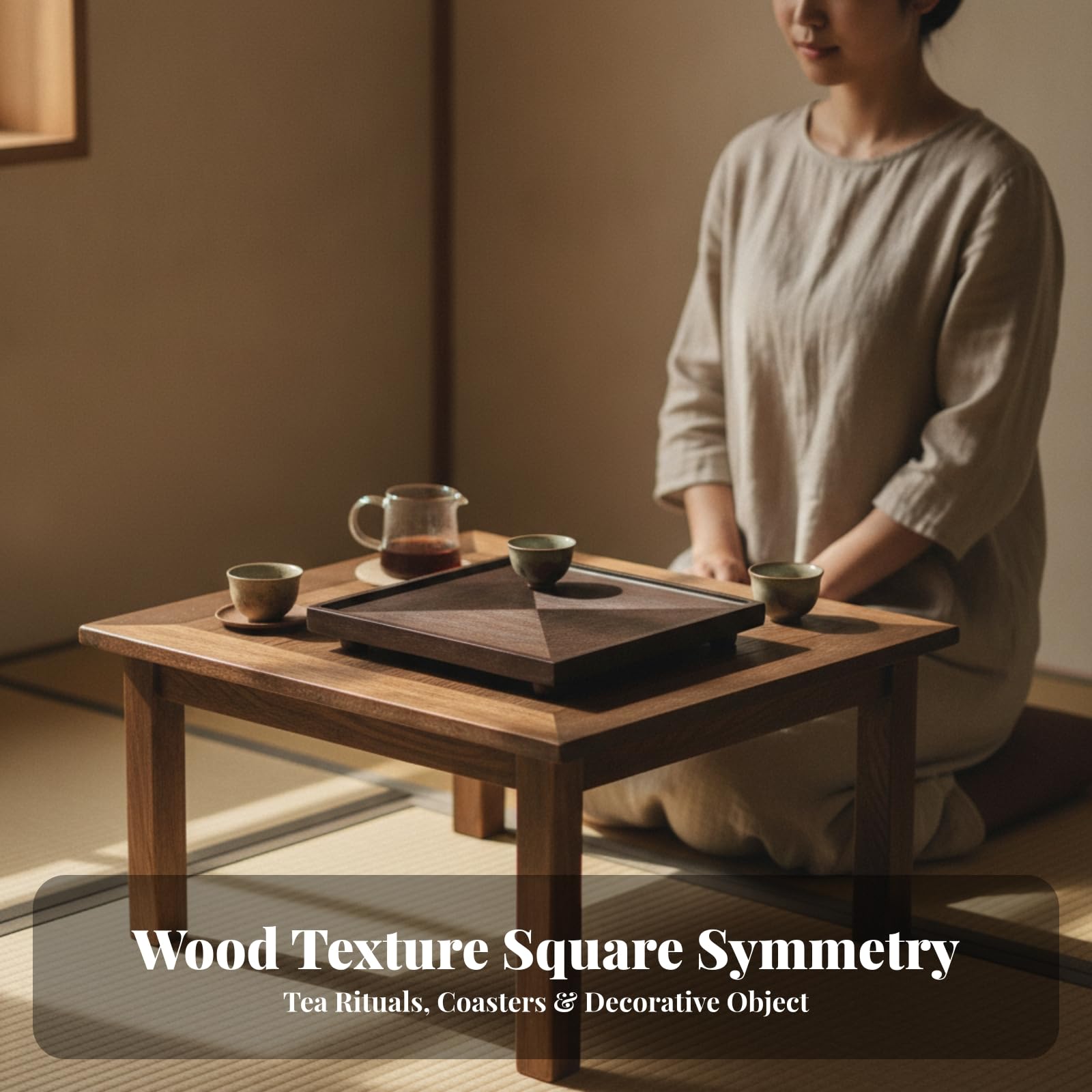 Sottobicchiere per Tè con Piedini | Elegante, piano d'appoggio per Tè a, Minimalista