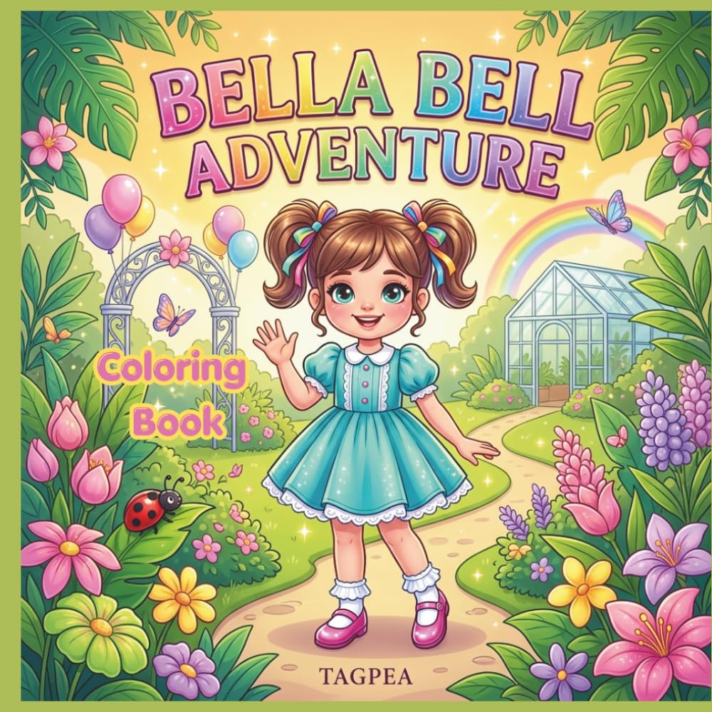 Bella Bell Adventure Coloring Book: Cozy Cute Coloring Pages for Relaxation, Stress Relief and Creative Fun