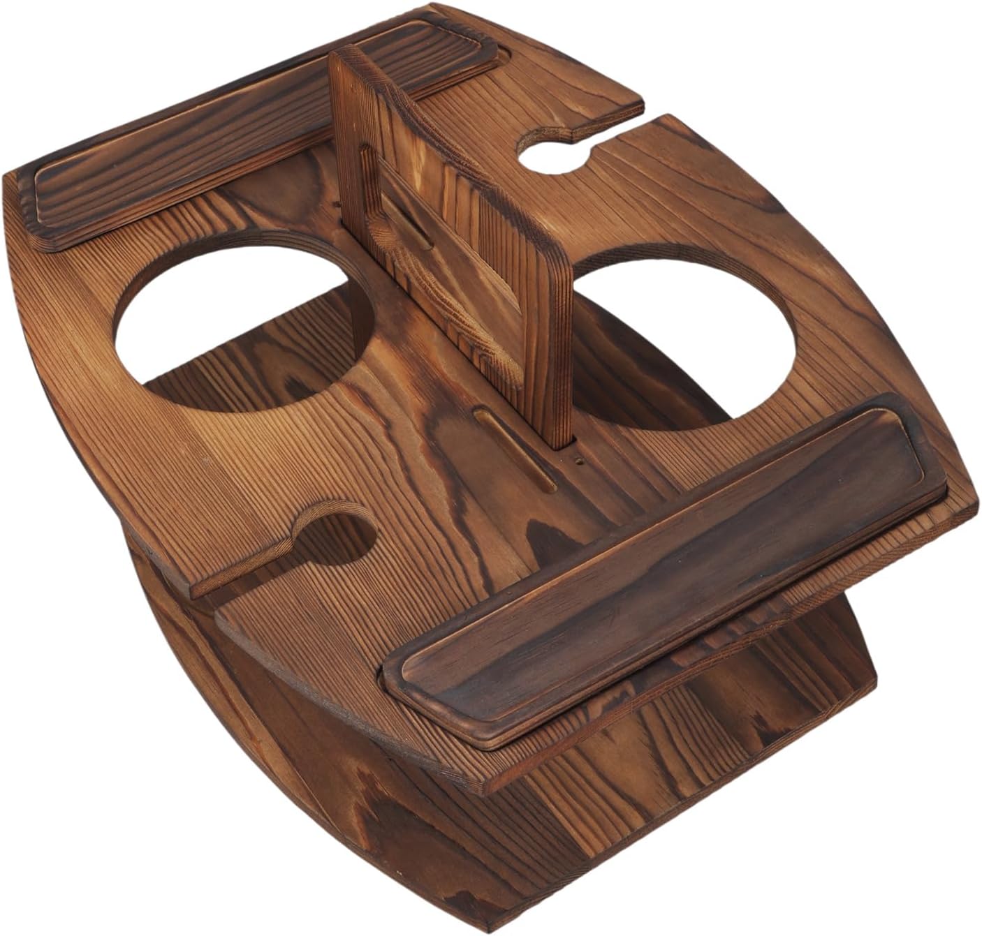 Wood Picnic Wine Table Frame Wine Tray Rack Cake Container Folding Tray Tables for Outdoors Portable Shelf Portable Foldable Beer Compact Camping