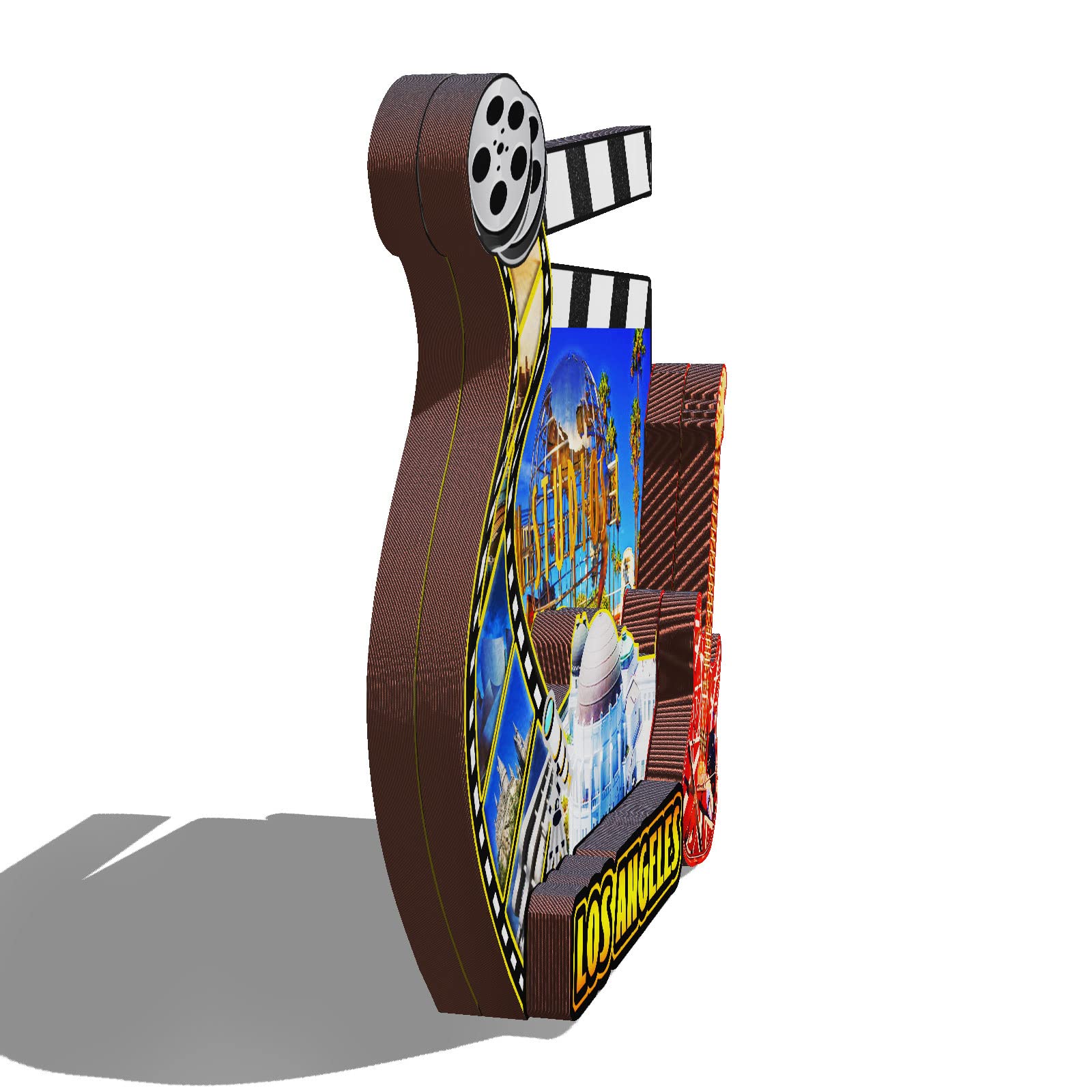 Magnete Frigorifero 3D Arcadia California USA – Souvenir In Legno Resistente, Dimensioni 7,6×7,6 Cm – Decorazione Casa E Cucina (Modello 1648)