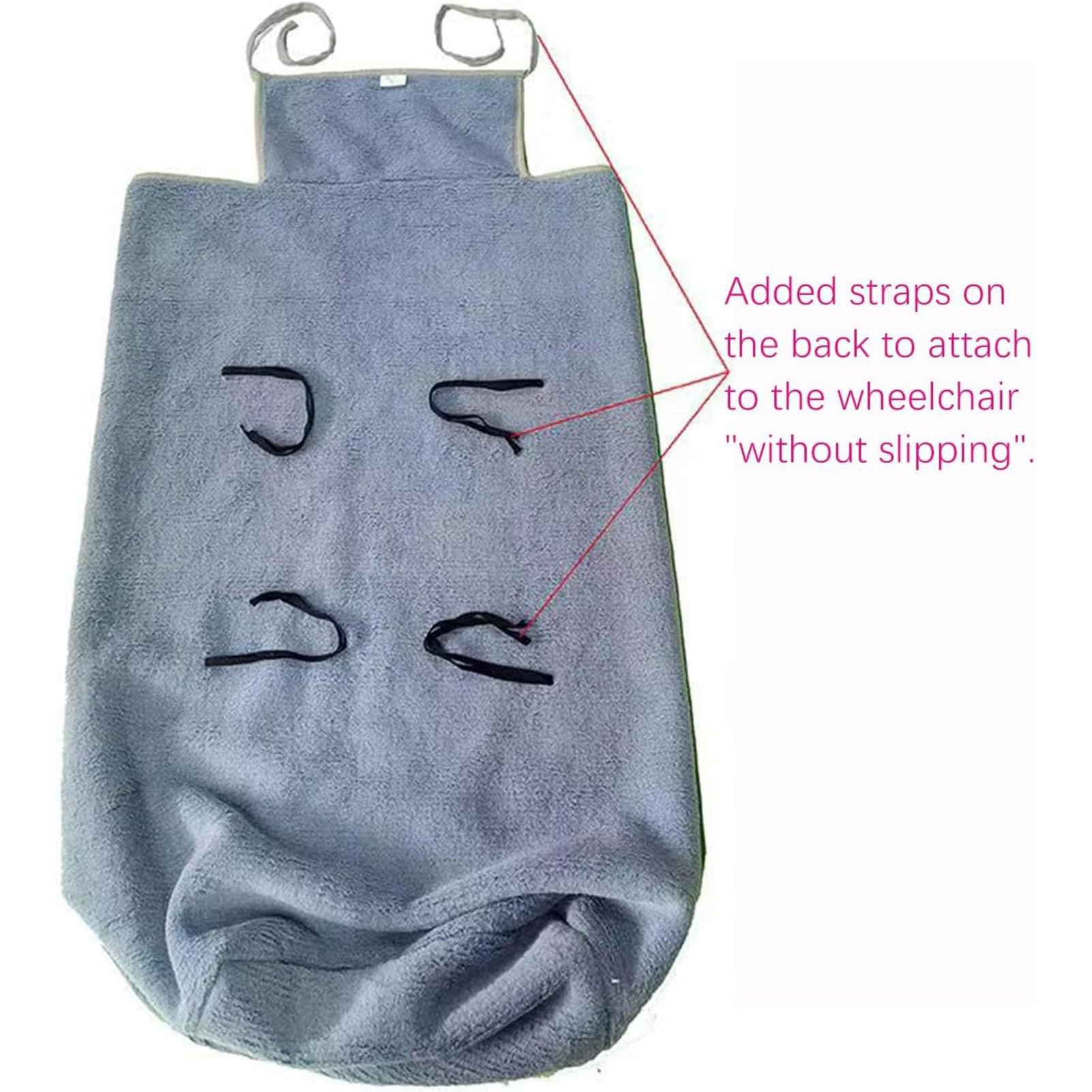 Manta Gruesa De Invierno para Silla De Ruedas, Cubierta Cálida para Todo El Cuerpo, Capa con Capucha a Prueba De Viento para Silla De Ruedas para Personas con Movilidad Limitada Al Aire Libre