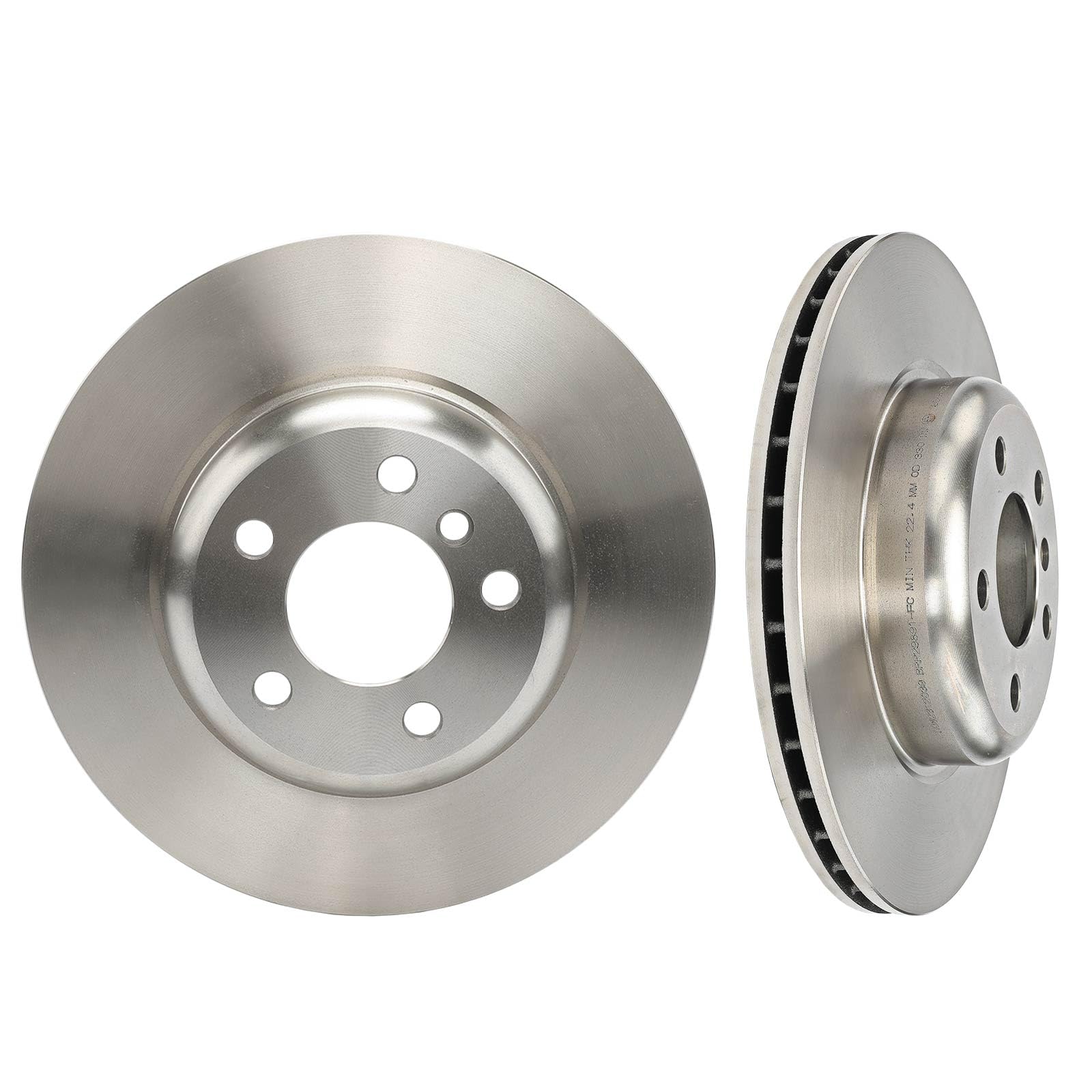 Frankberg 2 discos de freno + 4 pastillas de freno para eje delantero con lubricante de frenos. Compatible con 5er F10 518-523 09-16 5er F10 F18 518-523 09-16 Serie 5 Touring F11 518-523 09-17 Replace