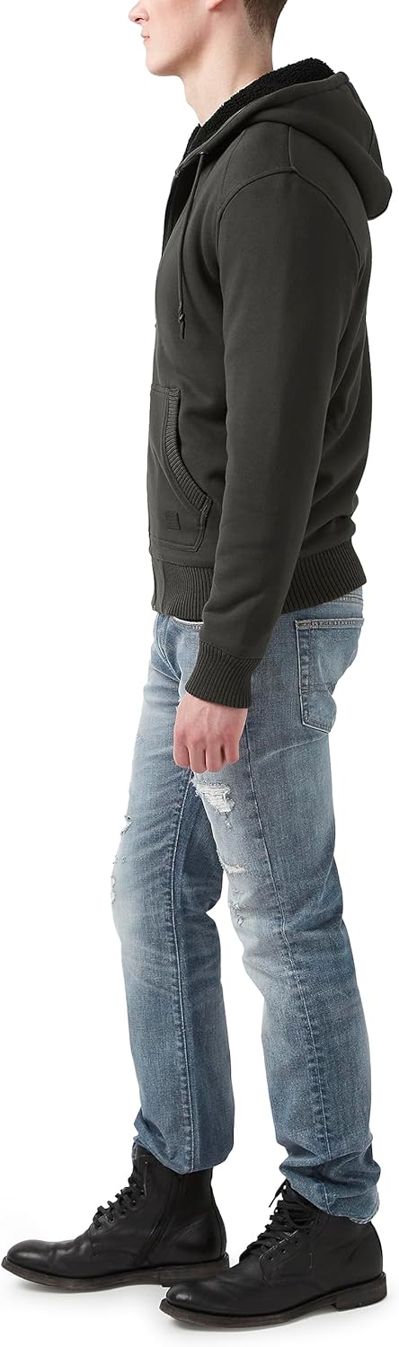 Buffalo David Bitton Men's Long Sleeve Sherpa Fleece Zip Up
